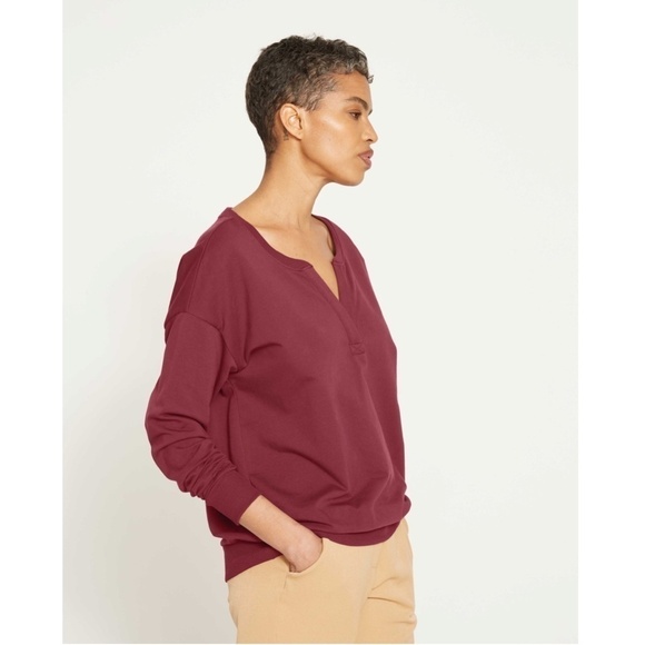 Universal Standard Notch Sweatshirt - Picture 1 of 9